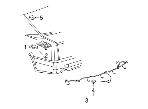 2011 Cadillac STS Electrical Components Diagram
