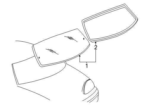 2004 Pontiac Grand Prix Reveal Moldings Diagram