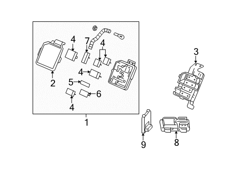 2006 Chevy Monte Carlo Electrical Components Diagram