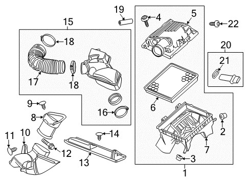 2012 Buick LaCrosse Outlet Duct Diagram for 22761486