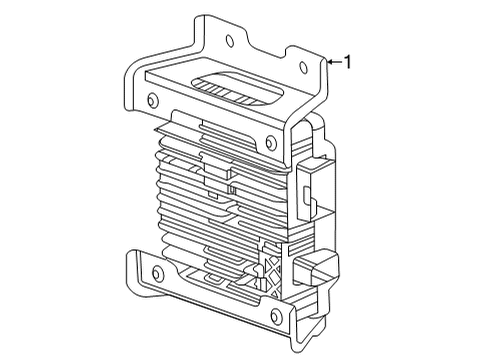 2025 GMC Sierra 3500 HD Electrical Components Diagram