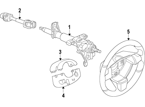 2009 Saturn Astra Steering Column Diagram