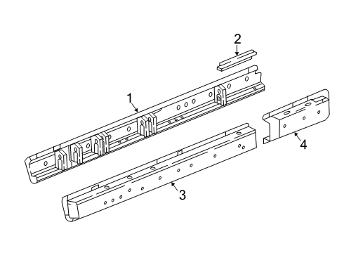 2025 Cadillac XT6 Rocker Panel Diagram