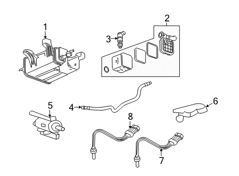 2008 Saturn Vue Emission Components Diagram