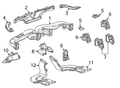 2019 Chevy Colorado Ducts Diagram