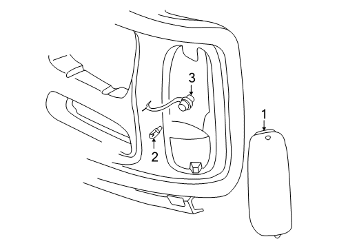 2002 GMC Savana 3500 Side Marker Lamps Diagram