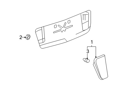 2011 Cadillac STS Backup Lamps Diagram