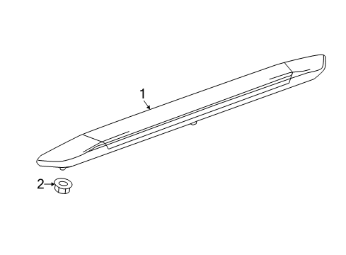 2025 Chevy Malibu High Mount Lamps Diagram