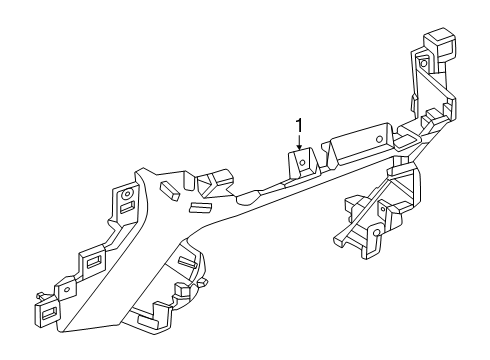 2025 Chevy Tahoe Instrument Panel Components Diagram