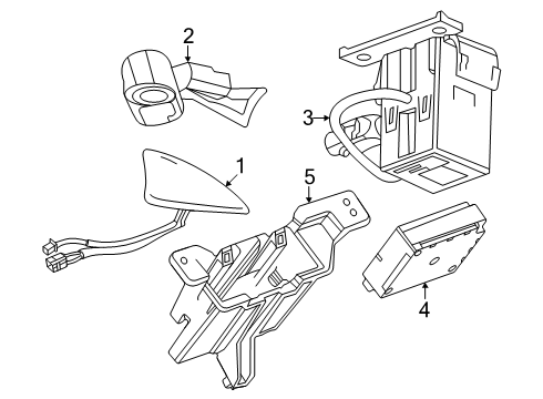 2024 Buick Envista Communication System Components Diagram