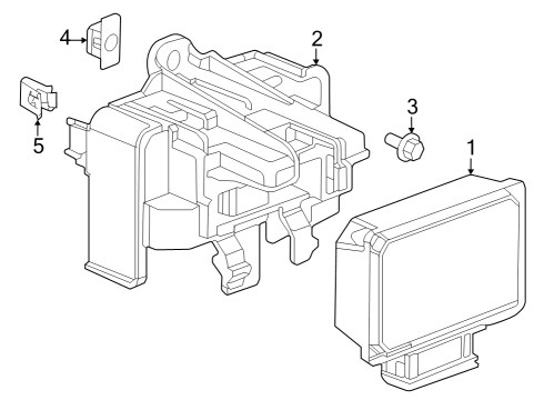 2025 Chevy Trax Electrical Components Diagram