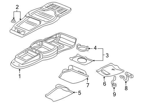 2004 Pontiac Aztek Overhead Console Diagram