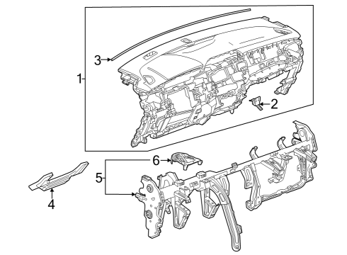 2024 Buick Encore GX Instrument Panel Diagram