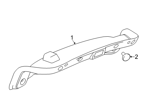 2025 Chevy Malibu Interior Trim - Trunk Diagram