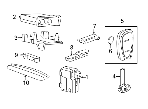 2021 Chevy Spark Keyless Entry Components Diagram