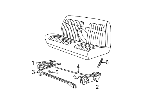 1995 Chevy K2500 Tracks & Components Diagram 3 - Thumbnail