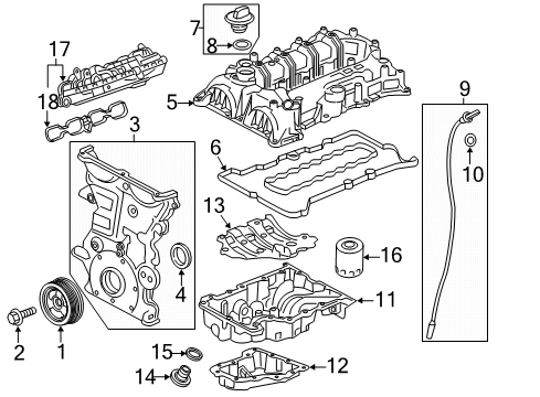 2017 Buick Encore Engine Parts Diagram