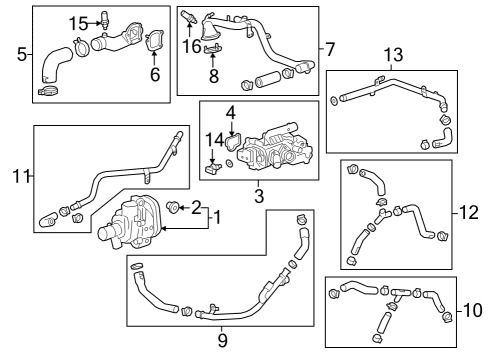 2024 Chevy Colorado Cooling System Diagram