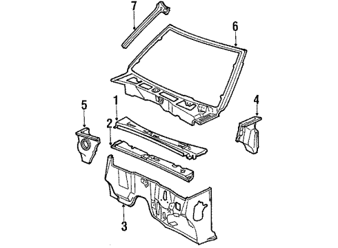 1988 Chevy S10 Cowl Diagram