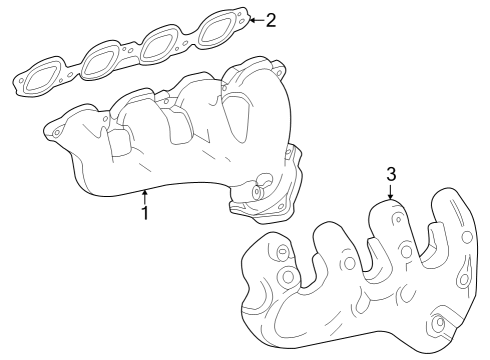 2024 Cadillac Escalade Exhaust Manifold Diagram