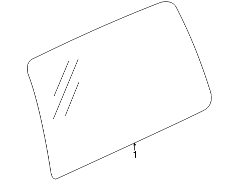 2006 Pontiac Montana Glass - Side Door Diagram