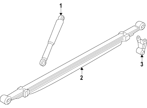 2019 Chevy Silverado 1500 Rear Suspension Components Diagram 2 - Thumbnail