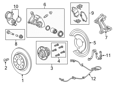 2016 Chevy Malibu Anti-Lock Brakes Diagram