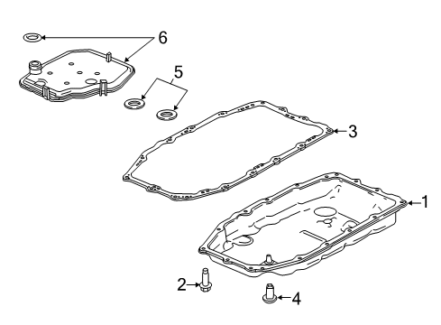 2018 Cadillac CT6 Magnet Diagram for 24274971