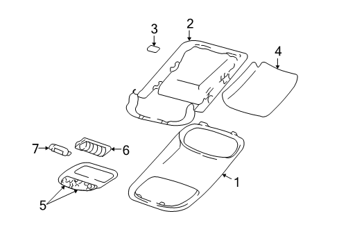 2002 Pontiac Montana Overhead Console Diagram