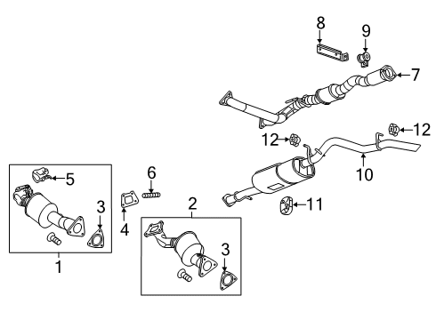 2019 Chevy Colorado Exhaust System Diagram 4 - Thumbnail