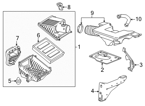 2018 Chevy Tahoe Filters Diagram
