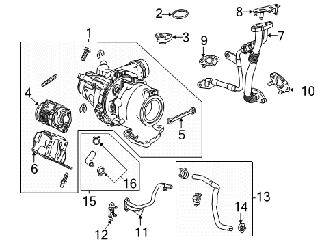 2024 Chevy Silverado 1500 Turbocharger Diagram