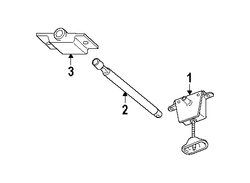 2004 Oldsmobile Silhouette Spare Tire Carrier Diagram