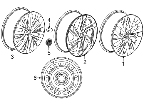 2025 Buick Enclave Wheels Diagram