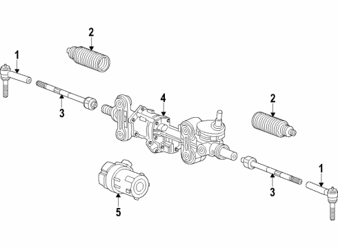 2019 Chevy Suburban Steering Gear & Linkage Diagram