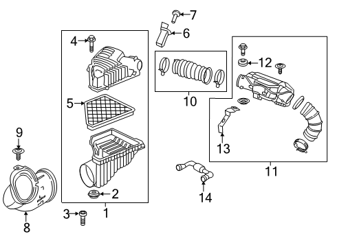 2019 Chevy Blazer Air Intake Diagram