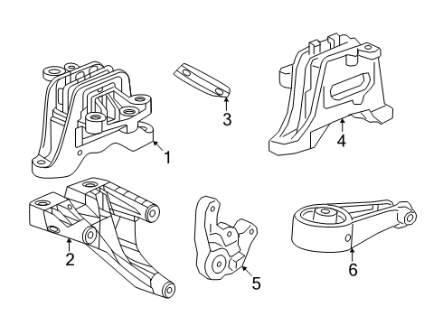 2025 Chevy Equinox Engine Mounting Diagram