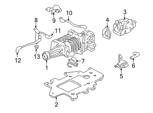 2000 Buick Regal Throttle Body Diagram for 24507235
