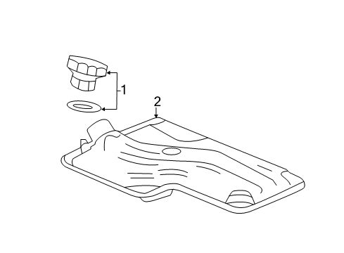 Cap, Transmission Oil Filler Diagram for 24297124