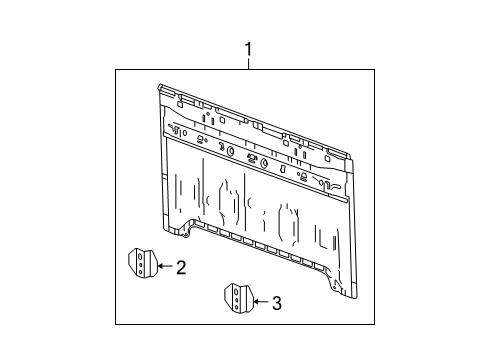 2005 Chevy Colorado Back Panel Diagram