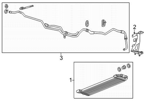 2025 Cadillac CT4 Oil Cooler Diagram