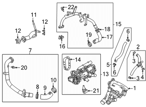 2023 Buick Encore GX Water Pump Diagram