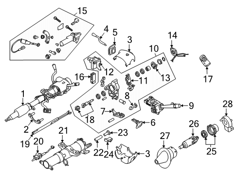 2022 GMC Savana 3500 Anti-Theft Components Diagram