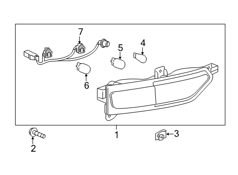 2021 Chevy Bolt EV Tail Lamps Diagram