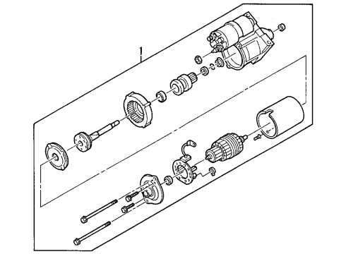 2004 Buick Park Avenue Starter Diagram