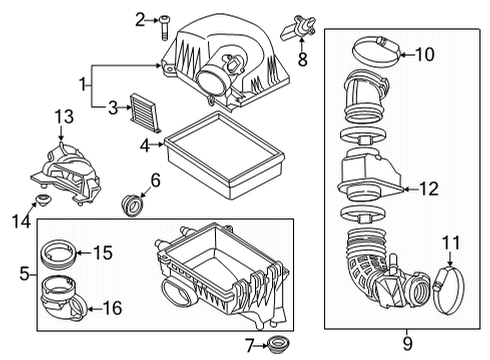2022 Chevy Trax Filters Diagram