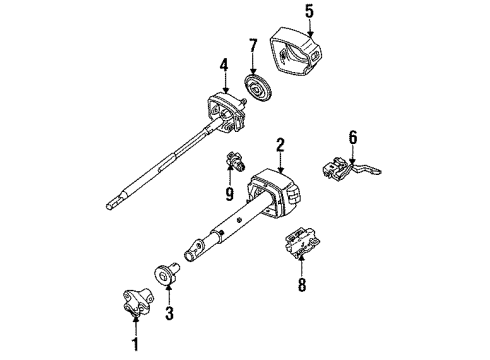 1989 Chevy Corsica Ignition Lock Diagram