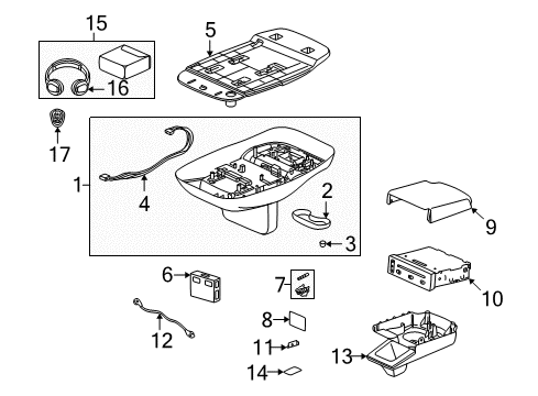 2002 Saturn L200 Overhead Console Diagram