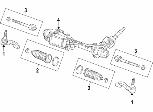 2017 Cadillac ATS Steering Gear & Linkage Diagram 2 - Thumbnail