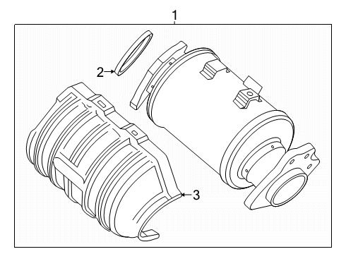 2025 Chevy Corvette Exhaust Components Diagram